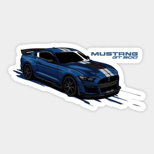 MUSTANG GT 500 - PAPAYA STREETART Sticker